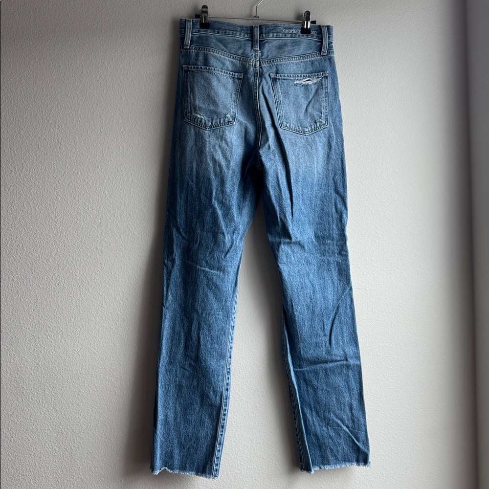 Favorite Daughter The Otto High Rise Boyfriend Distressed Knee Jeans size 28 - Picture 3 of 6